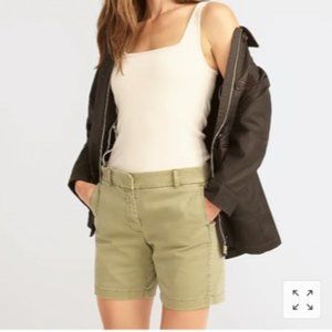 J. Crew 7" stretch chino short style #H5809 olive-sand